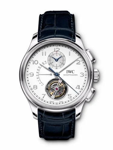 IWC Portugieser Tourbillon Rétrograde Chronograph Platinum / Silver IW3940-06 (IW394006)